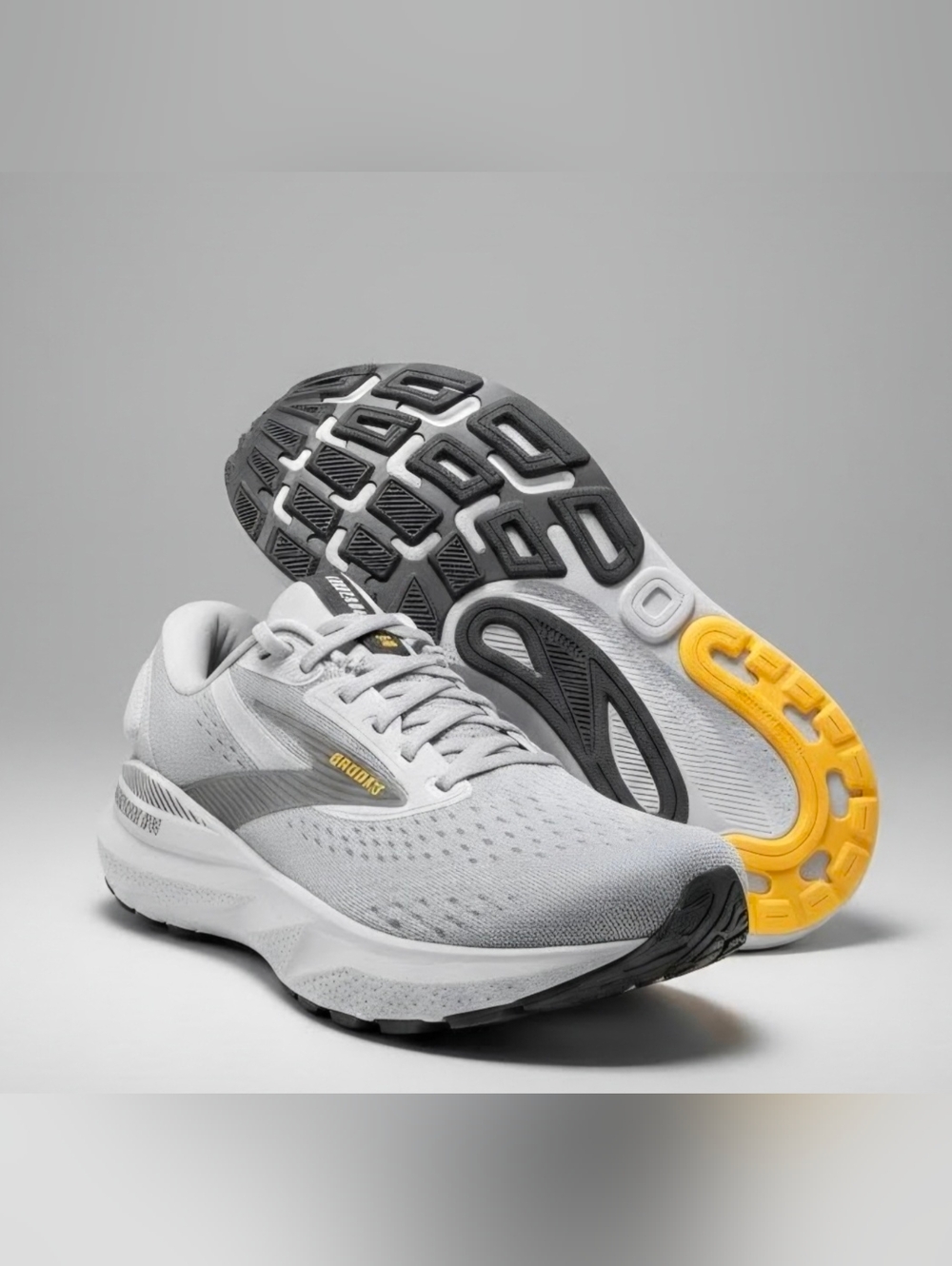 Brooks Adrenaline GTS 24 Men's Running Walking Shoes Size 9 Alloy White Gold